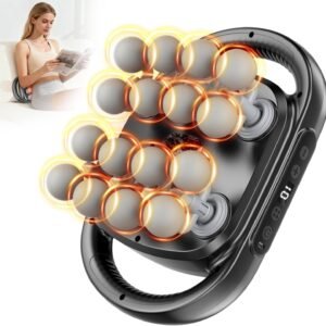 Beyn New 16-Head Massage Gun Set - 16 Gray Heads Included, 30 Speed Levels