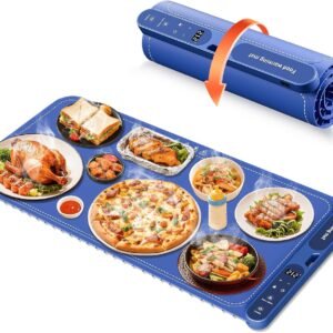 Warming Mat for Food Extra Large 32"x15", Electric Silicone Food Warmer Trays for Chafing Dishes & Buffet