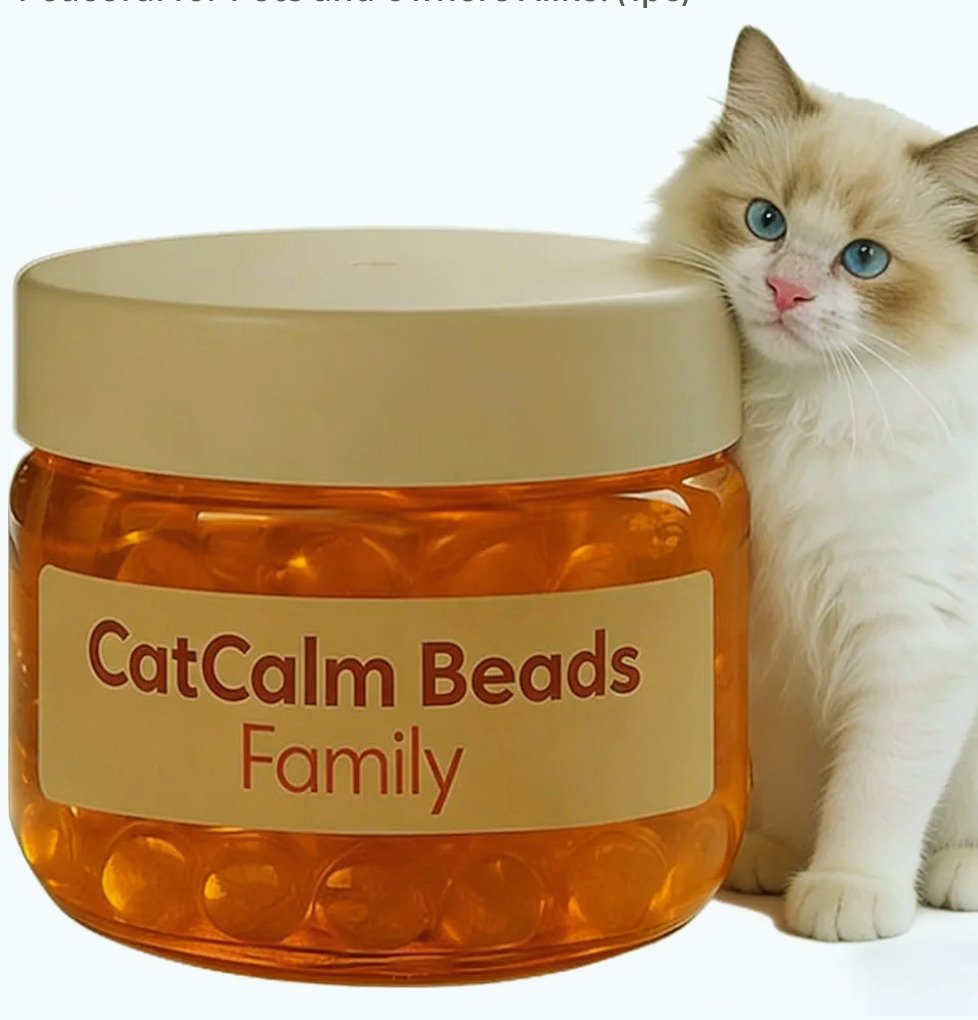 Cat Calm Beads Family Cat Calming Diffuser Gel Non Plug-in 1 Pack