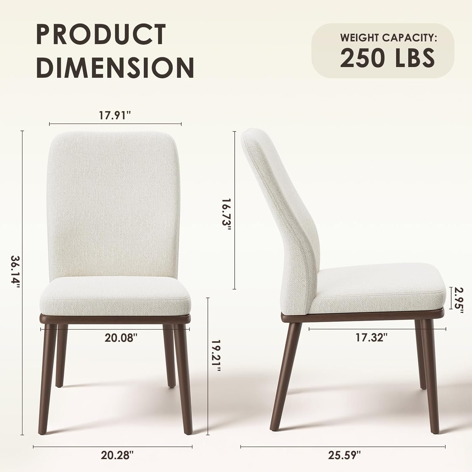 Upholstered Dining Chairs Set of 2 *๐บ๐ธ* - Image 4