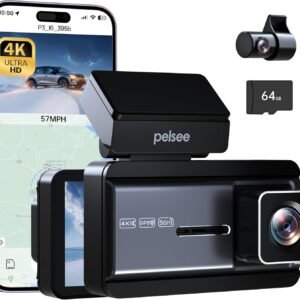 Pelsee 4K Dash Cam Front and Rear  *🇺🇸*