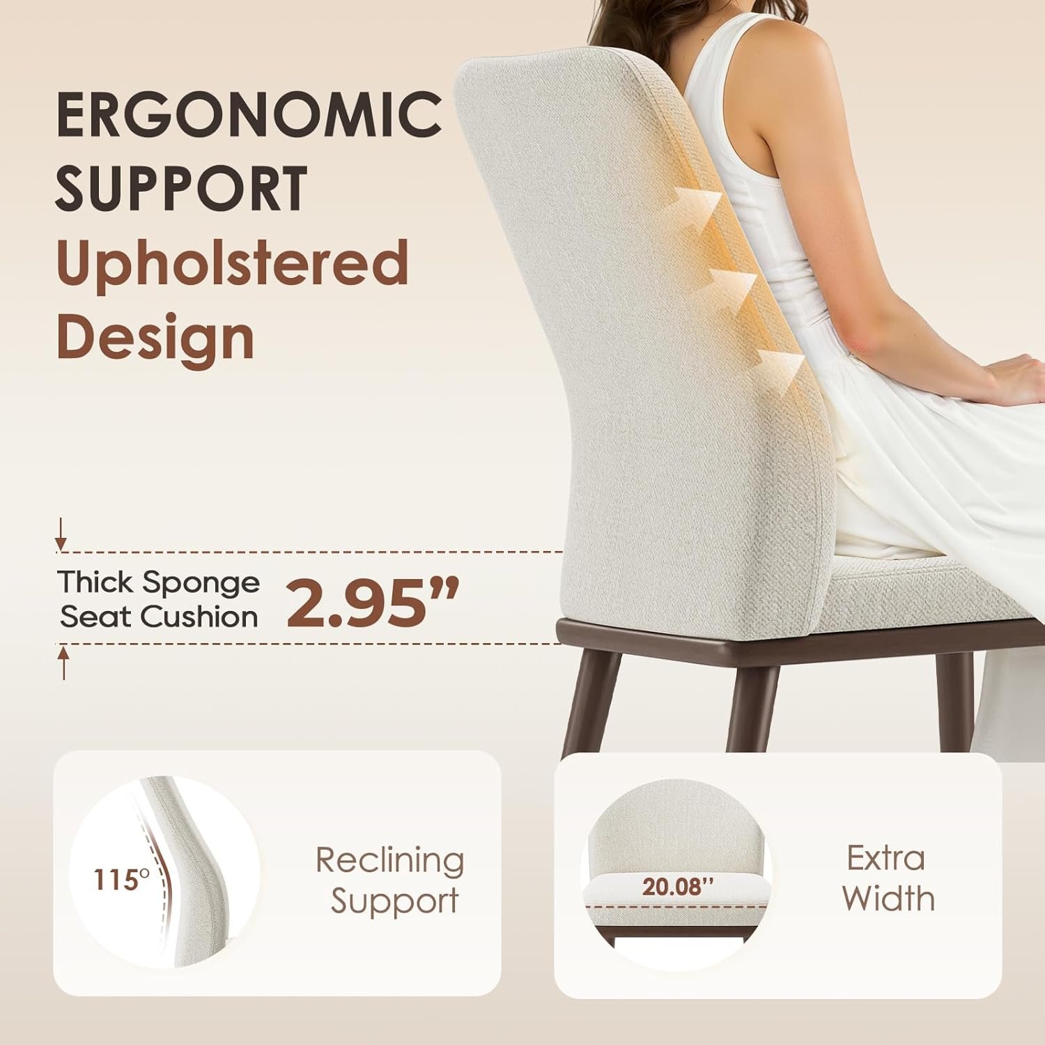 Upholstered Dining Chairs Set of 2 *๐บ๐ธ* - Image 5
