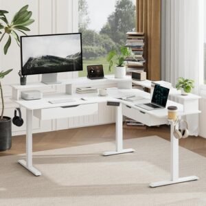 MALOL 59" L Shaped Electric Standing Desk  *🇺🇸*