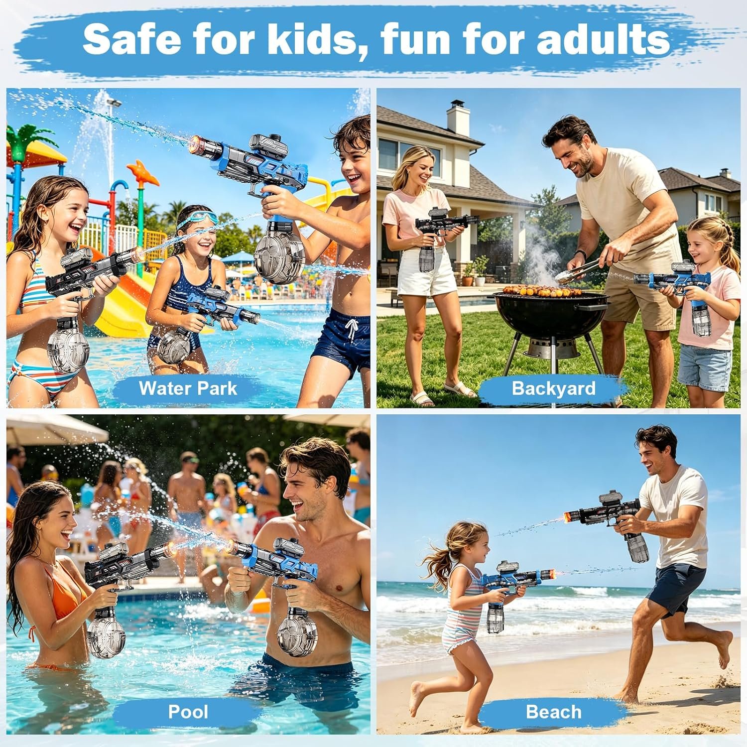 2 Pack Electric Water Guns for Kids *๐บ๐ธ* - Image 3