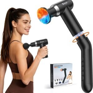 Hot and Cold Massager Gun with Detachable Extended Handle