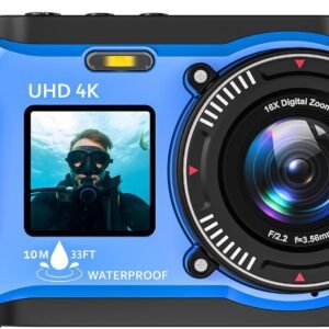 4K Underwater Camera 33FT Waterproof Camera  🇺🇸