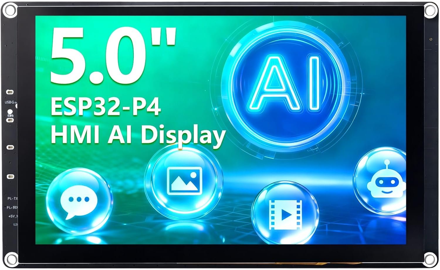 5 Inch ESP32-P4 Display, 800x480 IPS Touch Screen *๐บ๐ธ*