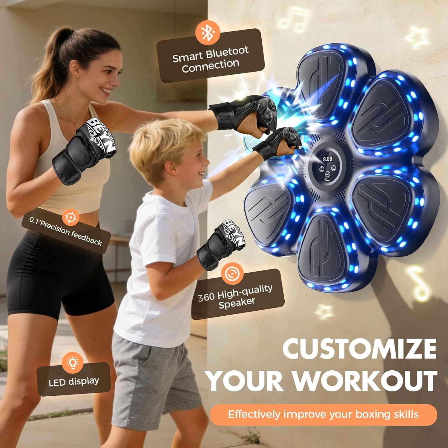 Music Boxing Machine with 1 Pair Glove *🇺🇸* - Image 3
