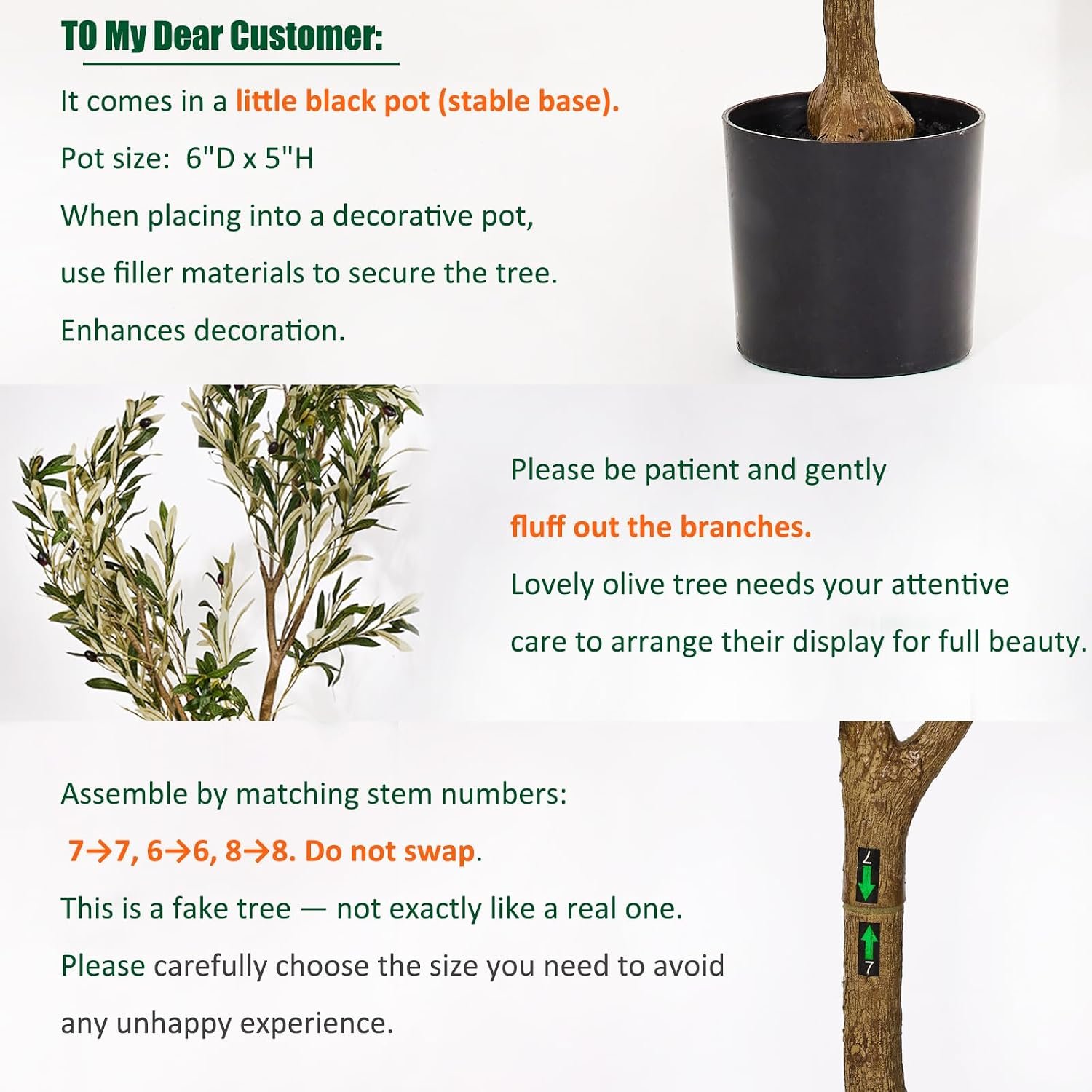 5ft Artificial Olive Trees Indoor *๐บ๐ธ* - Image 6