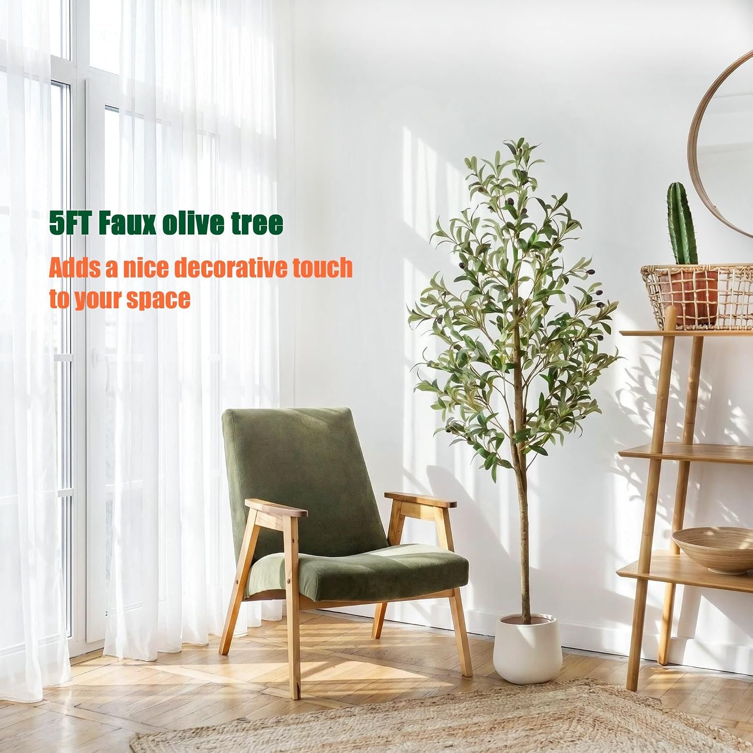 5ft Artificial Olive Trees Indoor *๐บ๐ธ* - Image 2
