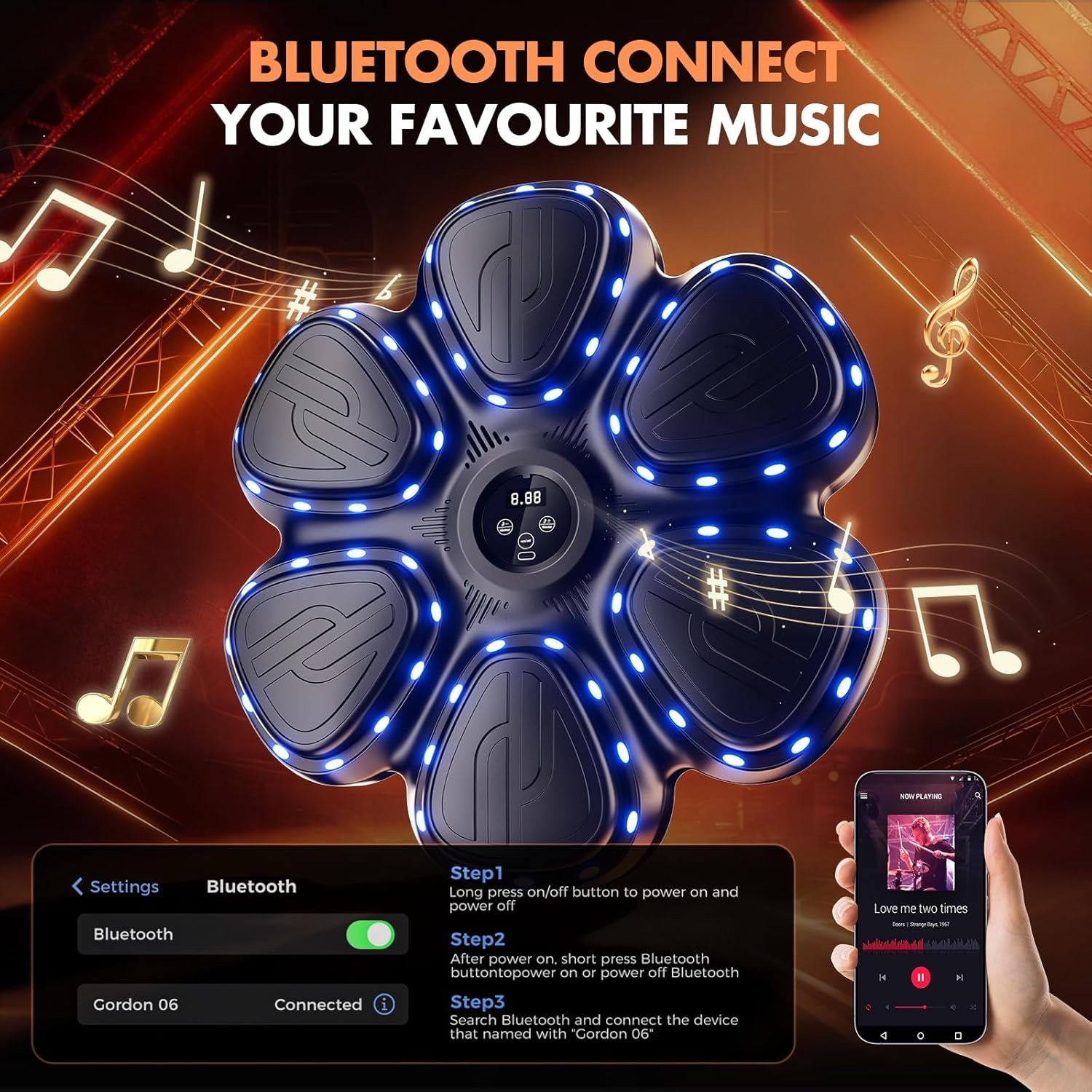 Music Boxing Machine with 1 Pair Glove *🇺🇸* - Image 4