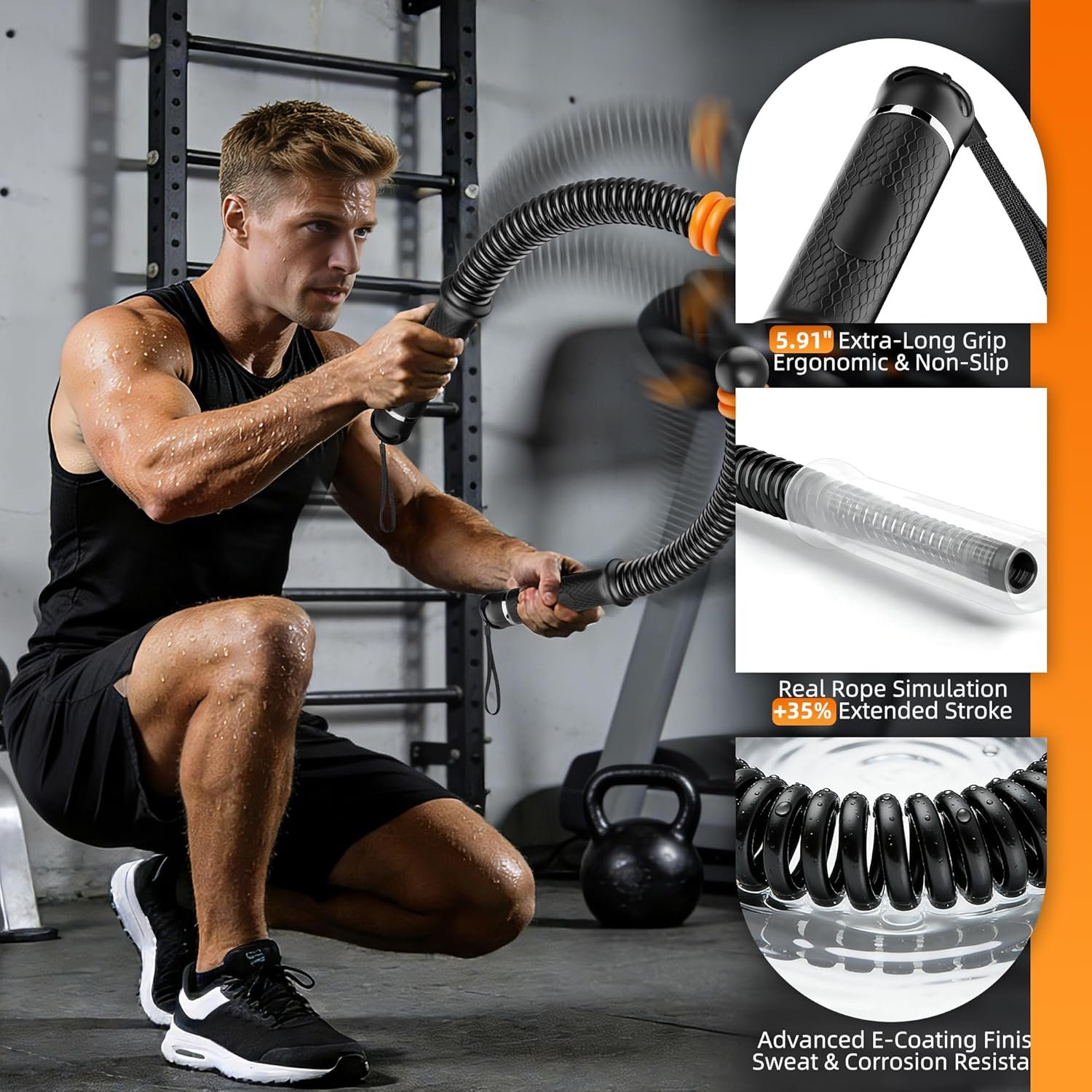 Upgrade Weighted Ropeless Battle Ropes *๐บ๐ธ* - Image 4