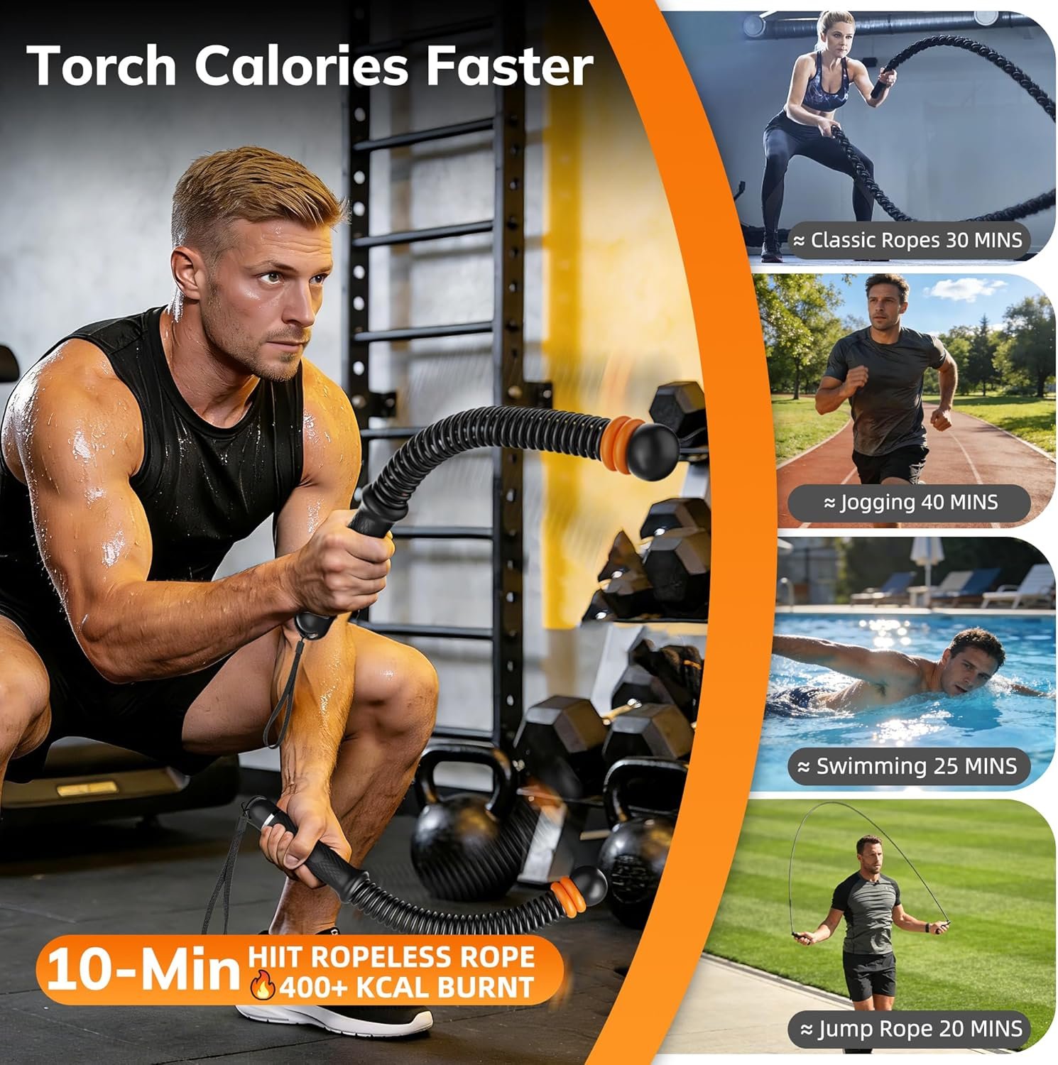 Upgrade Weighted Ropeless Battle Ropes *๐บ๐ธ* - Image 3