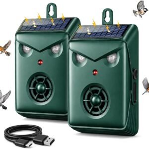 2026 Solar Ultrasonic Bird Repeller *🇺🇸* z