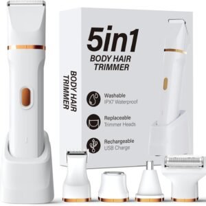 KINGTEE 5-in-1 Electric Bikini Trimmer